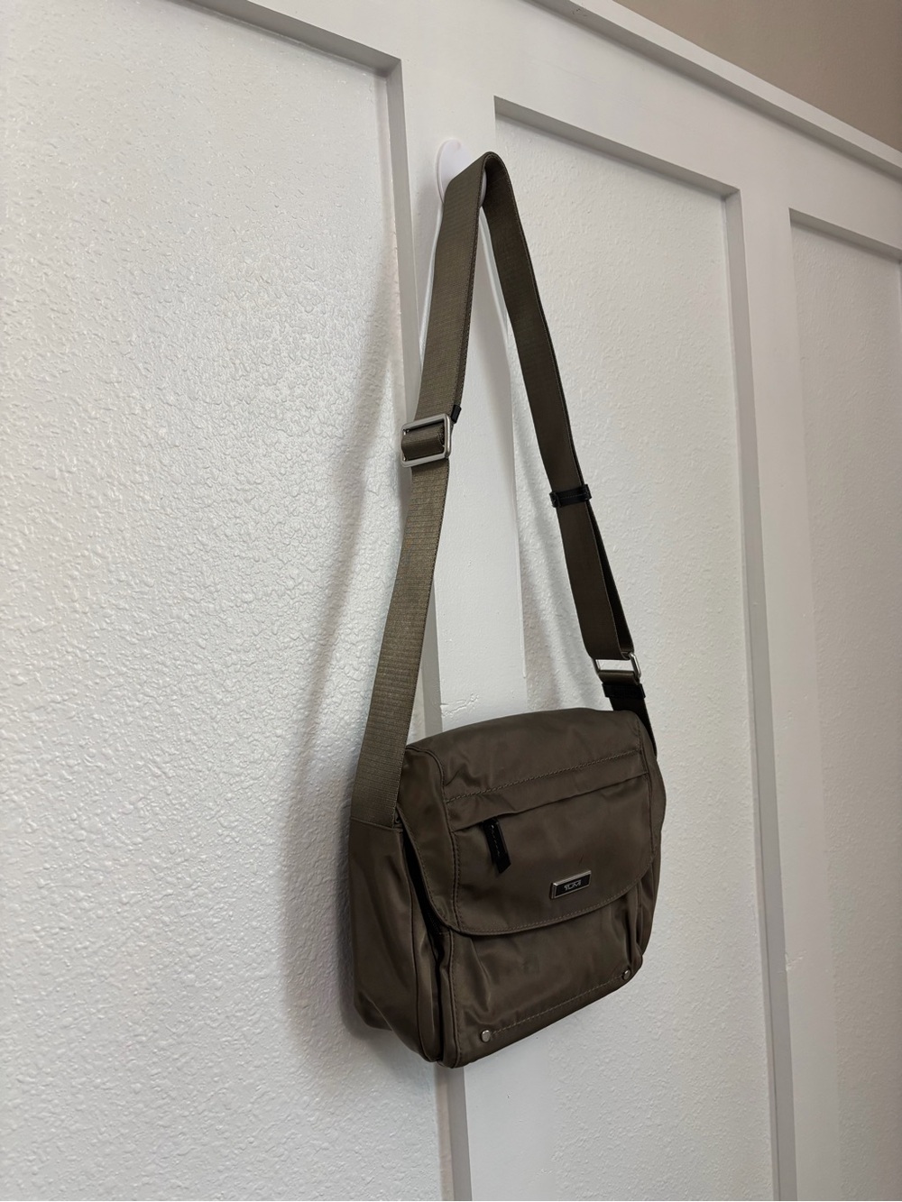 Tumi Women's Crossbody Bag in Olive Taupe - Picture 15 of 16